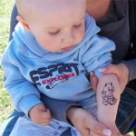 Unser juengster Spass Tattoo Gast mit nur 18 Monaten
