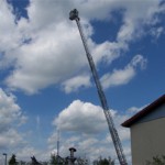 39.6 Meter über dem Famililenfest in Hoppegarten