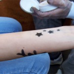 Nun noch das zweite Airbrush Tattoo