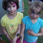 Kinderschminkstrasse mit Airbrush Tattoos