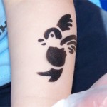 Spass Tattoo der Kolibri