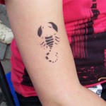 Airbrush Scorpion Tattoo
