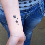 Airbrush Tattoo Sterne