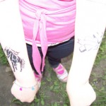 Kinder und Jugend Spass Tattoos im Wildpark Johannismuehle