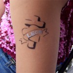 Ackerbuergerfest mit Airbrush Spass Tattoos