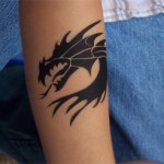 Airbrush Drachen Tattoo