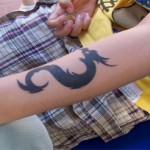 Drachen Tattoo im Kindergarten