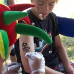 Drachen als Airbrush Tattoo in Bochow