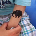 Elefanten Airbrush Tattoo