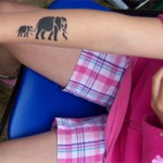 Elefanten Airbrush Tattoo