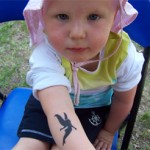 Elfe als Airbrush Tattoo