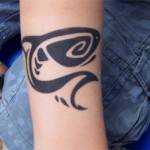Fish als Airbrush Tattoo