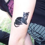 Katzen Airbrush Tattoo