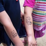 Kinder lieben Spass Tattoos