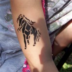 Pferd als Spass Tattoo