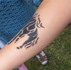 Pferde Aibrush Tattoos
