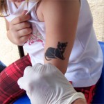 Spass Tattoos mit Kindern