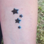 Sterne Airbrush Tattoo in Muellrose