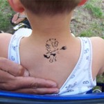 Teufel als Airbrush Tattoo