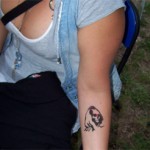 Tot als Airbrush Tattoo