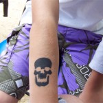 Totenkopf Spass Tattoo