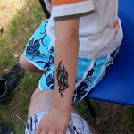 Tribal Airbrush Tattoo in Muellrose