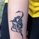 Tribal als Airbrush Tattoo