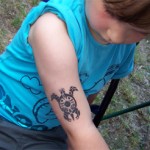 Turtle Airbrush Tattoo
