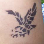 Airbrush Adler Tattoo