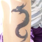 Airbrush Drachen Tattoo