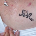 Airbrush Frosch Tattoo