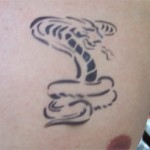 Airbrush Snake Tattoo