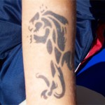 Airbrush Tieger Tattoo