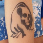 Airbrush der Tod Tattoo