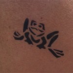Frosch Airbrush Tattoo in Zabeltitz