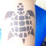 Schildkröten Airbrush Tattoo