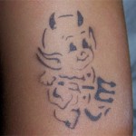 Airbrush Spass Tattoo