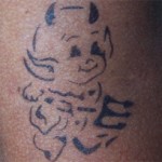 Airbrush Teufel Tattoo