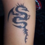 Drache als Tattoo