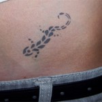 Echsen Airbrush Tattoo