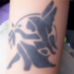 Elfe als Airbrush Tattoo