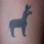 Esel Airbrush Tattoo