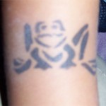 Frosch Airbrush Tattoo