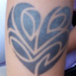 Heart Airbrush Tattoo