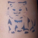 Katzen Airbrush Tattoo