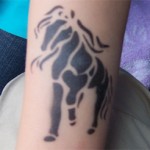 Pferde Airbrush Tattoo