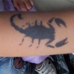 Scorpion Airbrush Tattoo