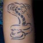 Snake als Tattoo