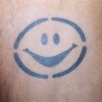 Unterarm Smile Tattoo