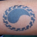 Yin-Yan Airbrush Tattoo